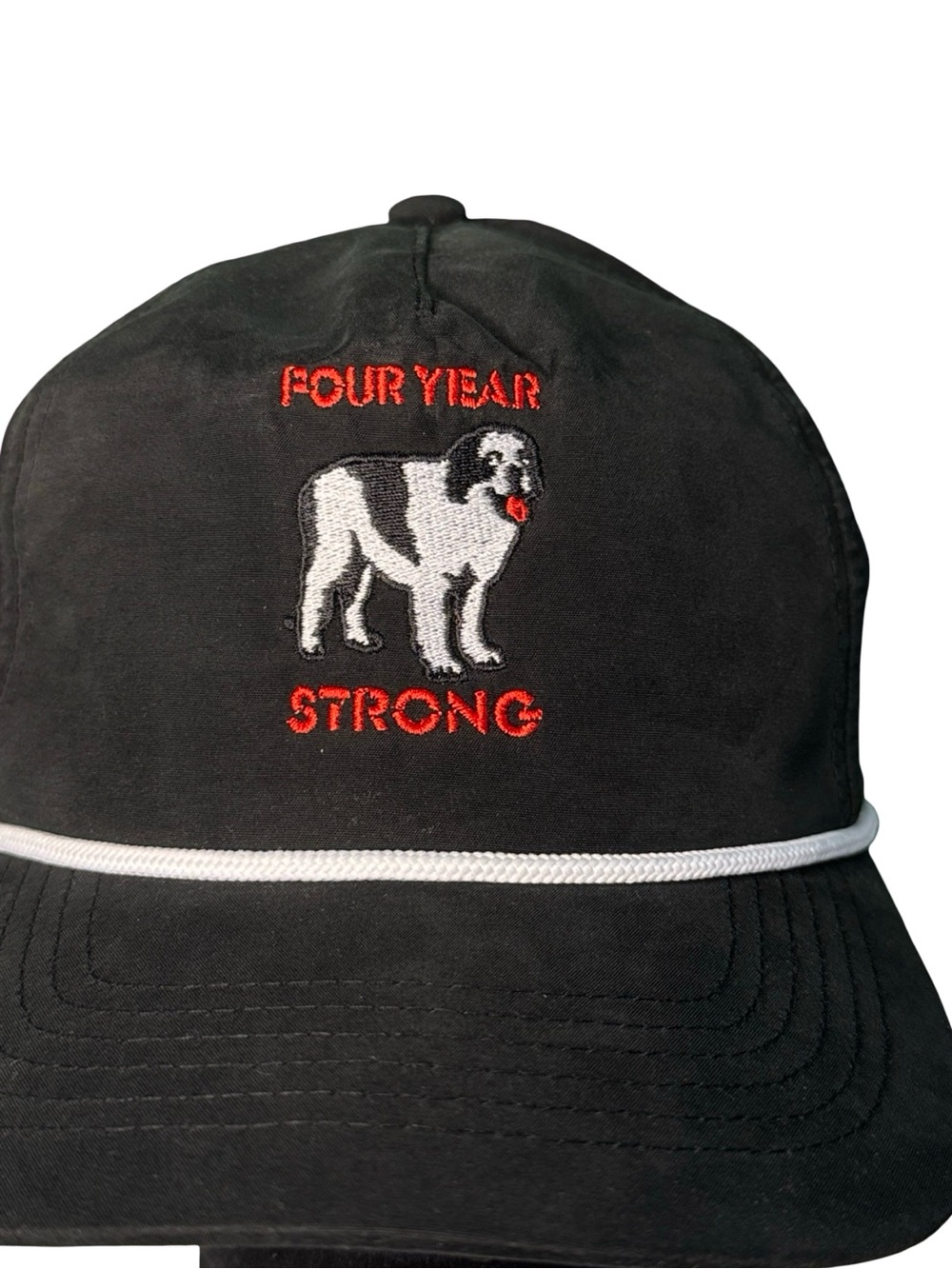 For Year Strong - Big Dog SnapBack band rope hat - black